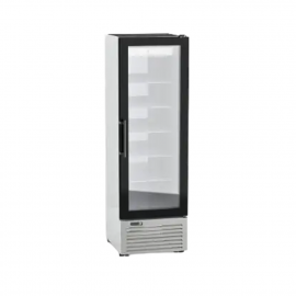 Морозильный шкаф со стеклянной дверью CRYSTAL S.A. CRF-300 FRAMELES